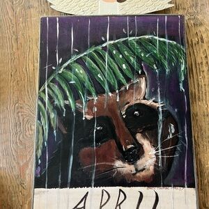 Rare Nancy Thomas April plaque